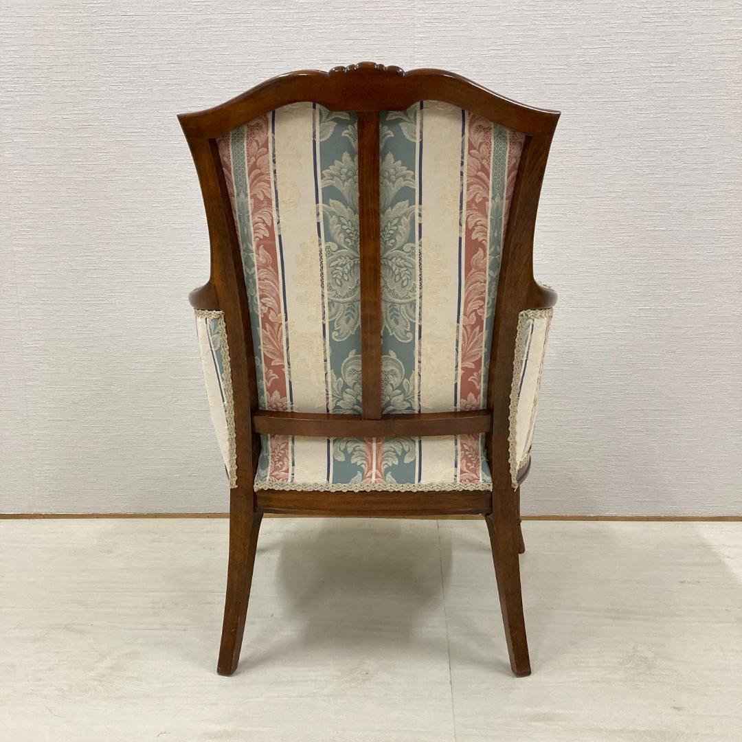 アンティーク調　クラシック　1人掛けソファ　アームチェア　椅子