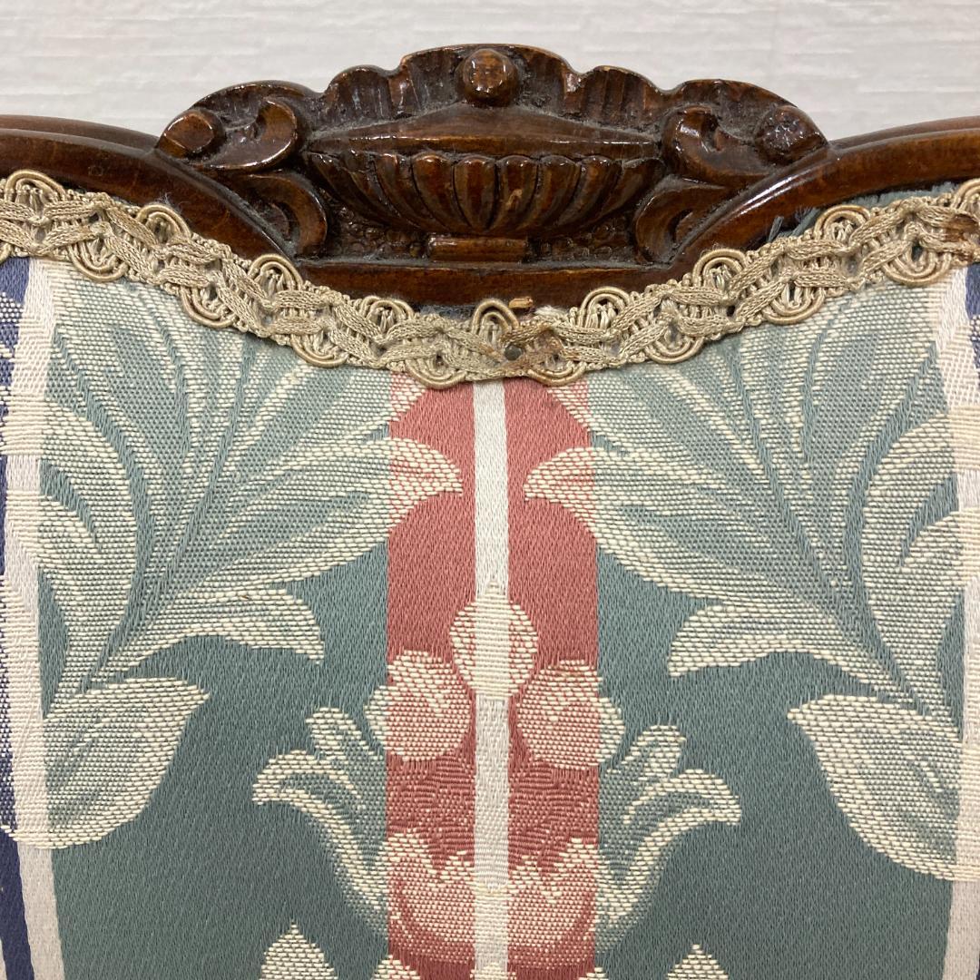 アンティーク調　クラシック　1人掛けソファ　アームチェア　椅子