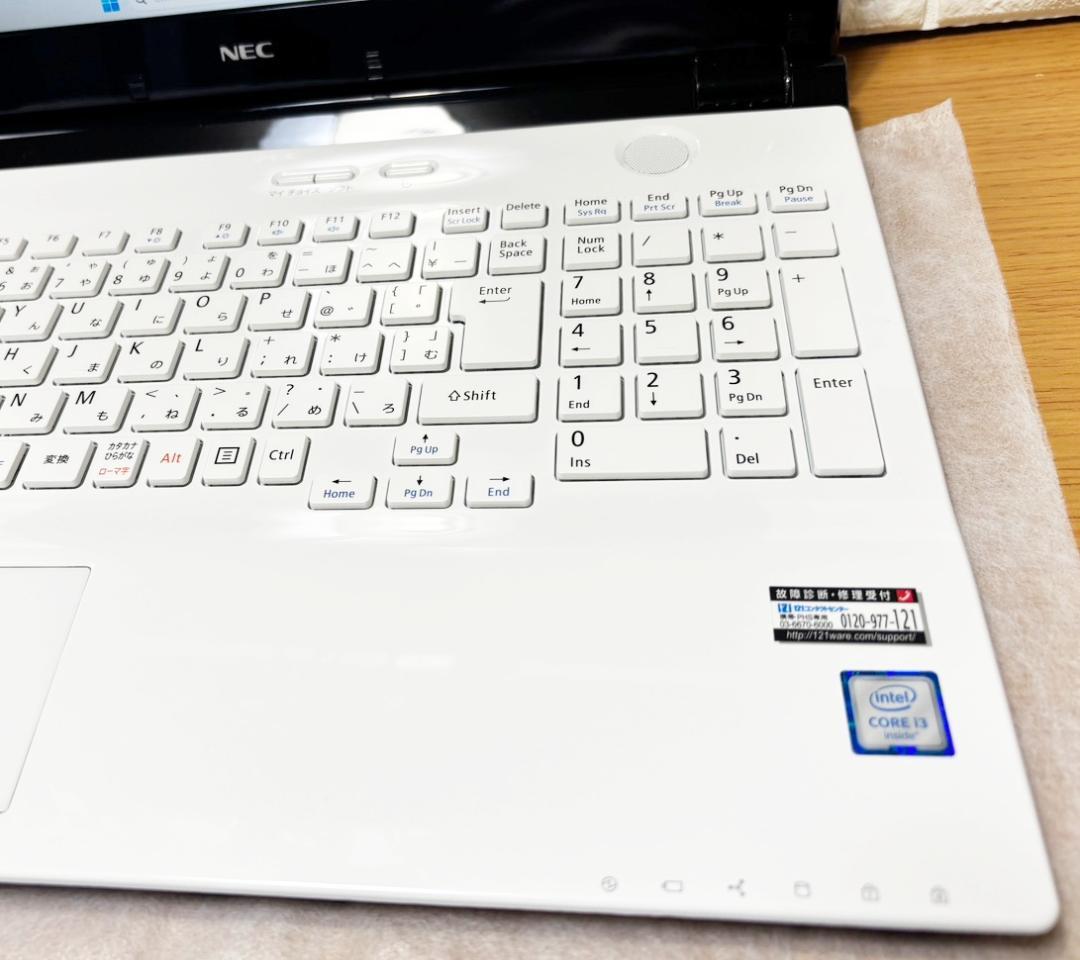 NEC ノートパソコン 15.6型 8GB SSD256GB Office