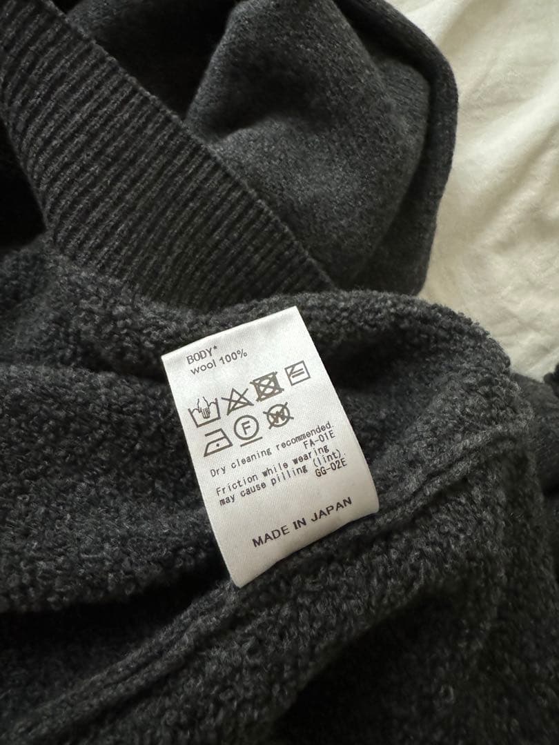 トップス undecorated WOOL TERRY SWEATER