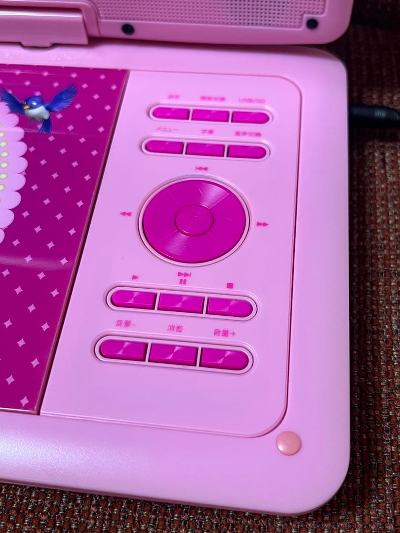 ディズニープリンセス ソフィア 9インチポータブルDVDプレーヤー