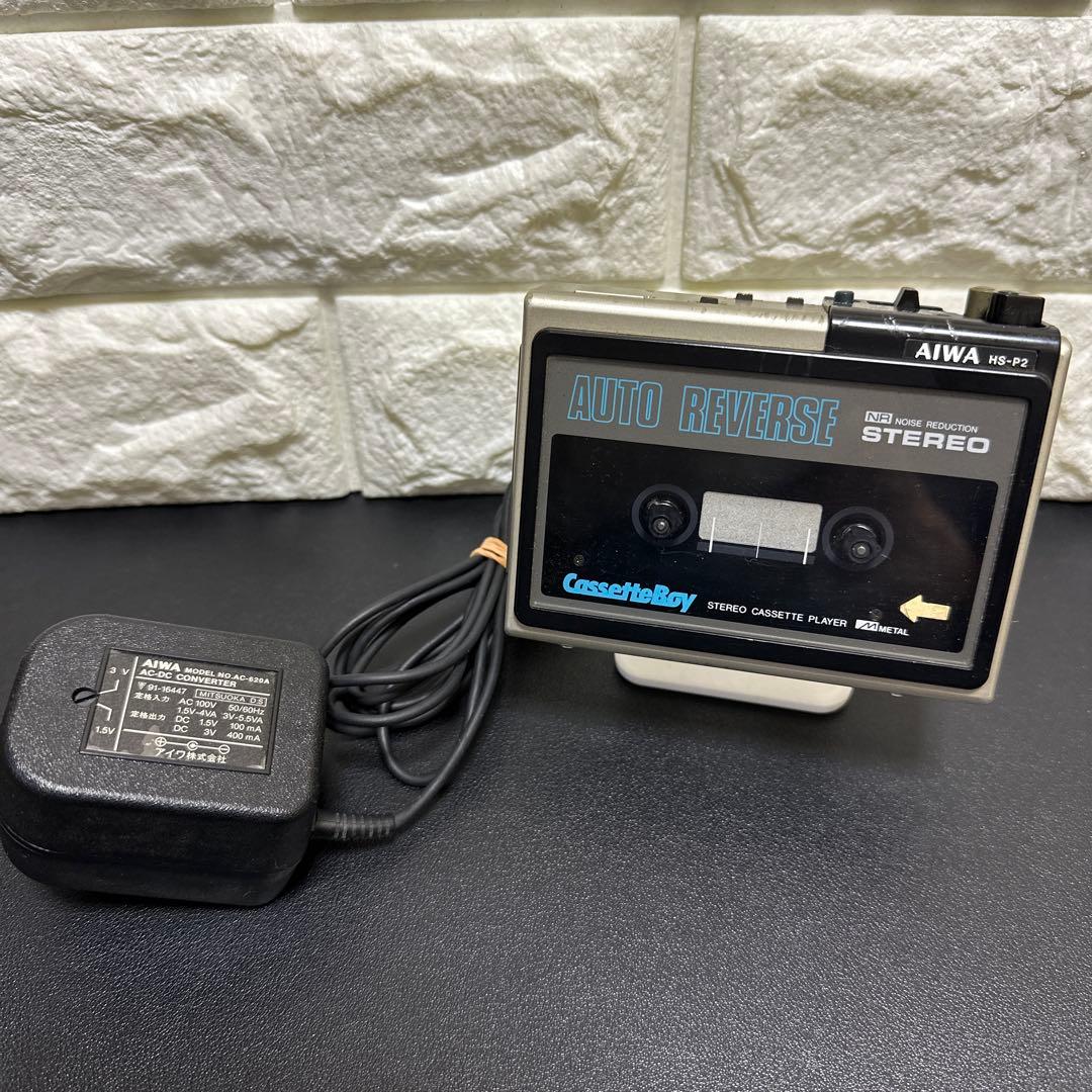 AIWAアイワ CassetteBoy HS-P2 通電OK ジャンク　現状品
