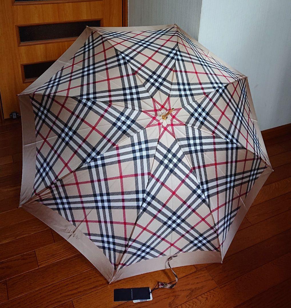 タグ付き未使用★BURBERRY バーバリー 長傘 雨傘 日本製