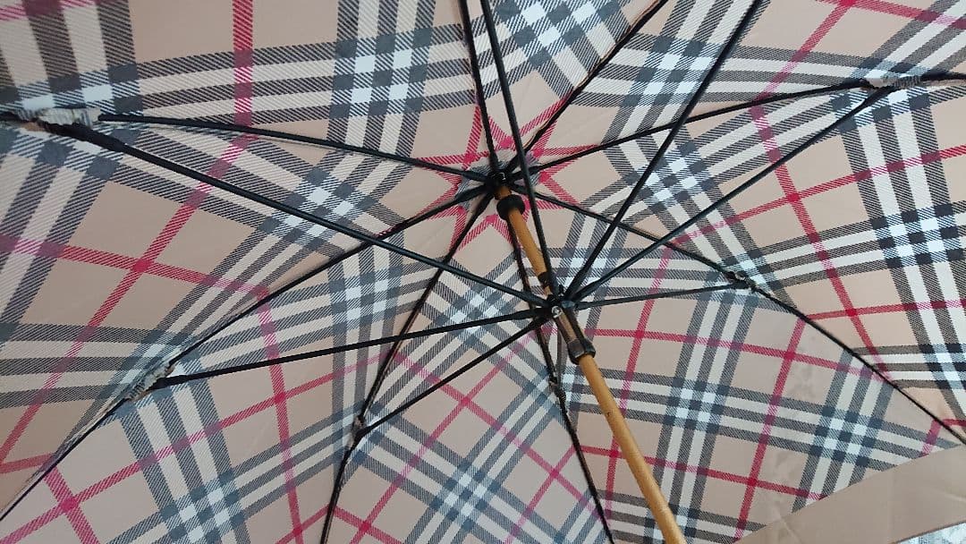 タグ付き未使用★BURBERRY バーバリー 長傘 雨傘 日本製
