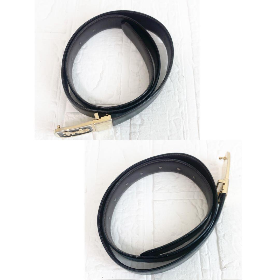 CELINE セリーヌ　ベルトブラック　ダークブラウン　リバーシブル