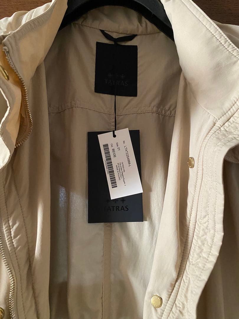 新品未使用　タトラス　モッズコートサイズ1　ベージュ