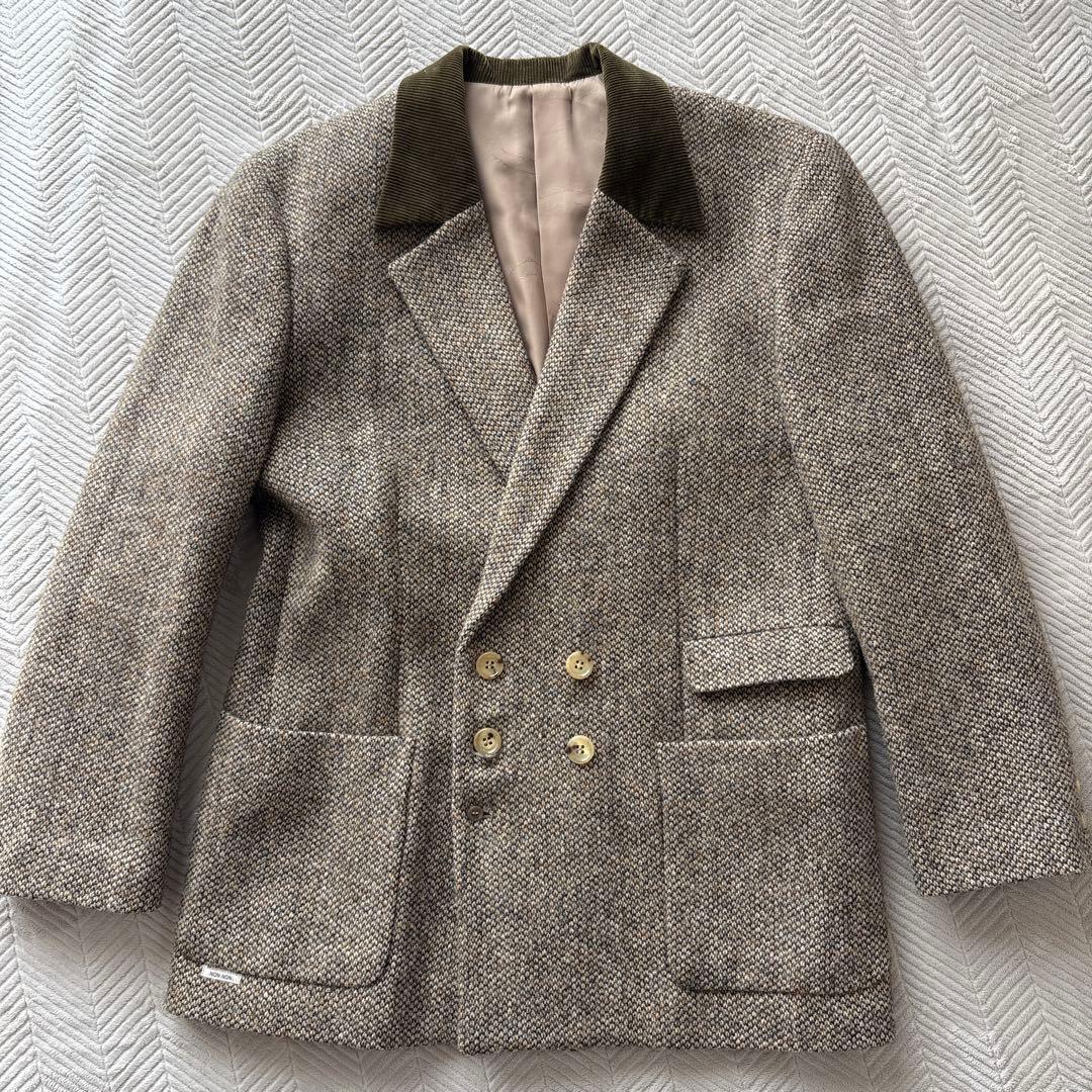 Kanomo美品　マドモアゼルノンノン　WテーラードL ベージュ　メランジ