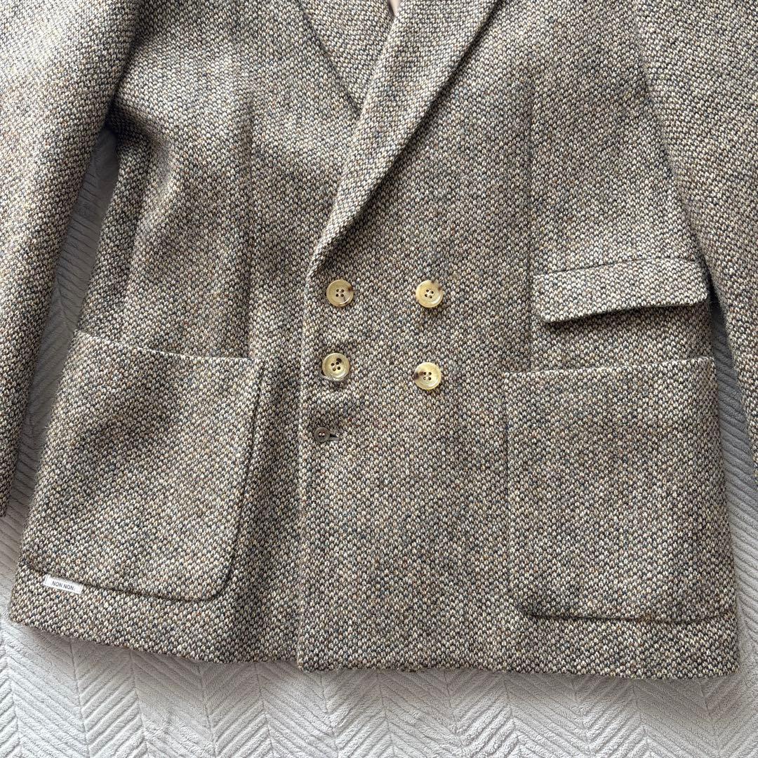 Kanomo美品　マドモアゼルノンノン　WテーラードL ベージュ　メランジ