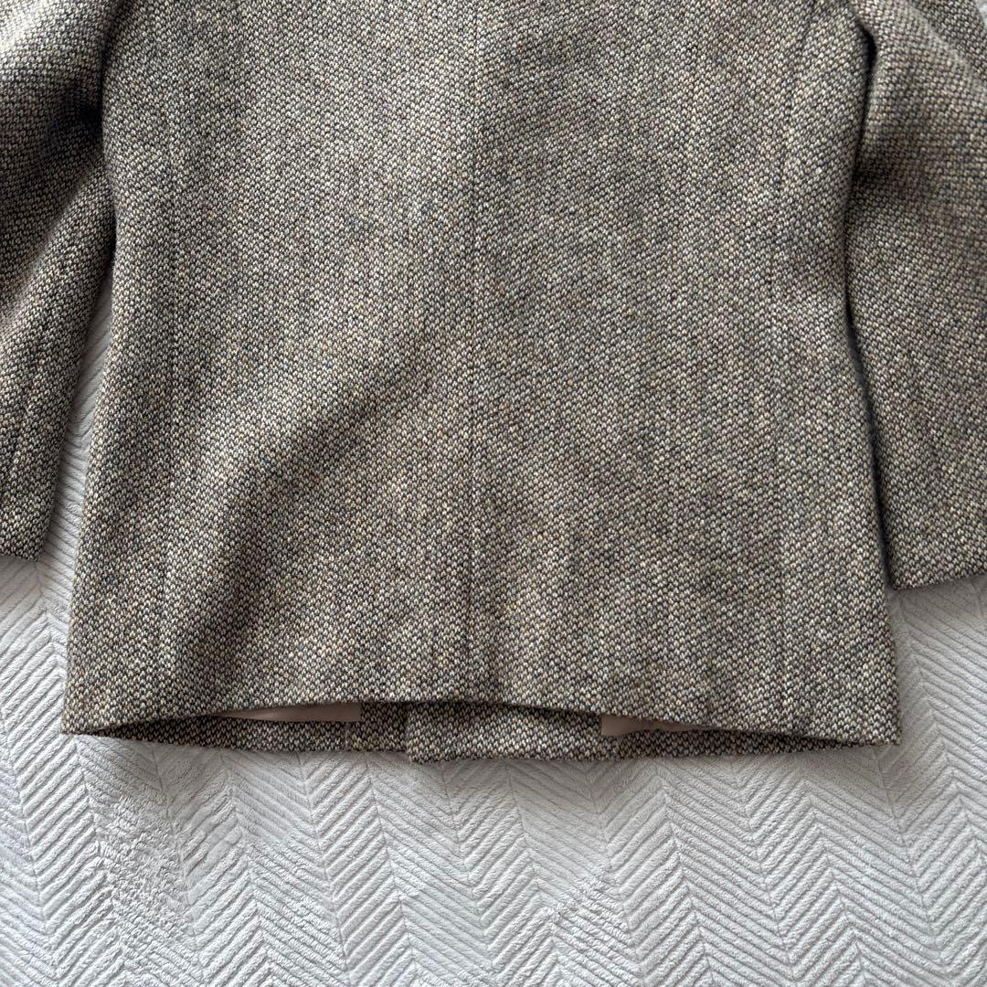 Kanomo美品　マドモアゼルノンノン　WテーラードL ベージュ　メランジ