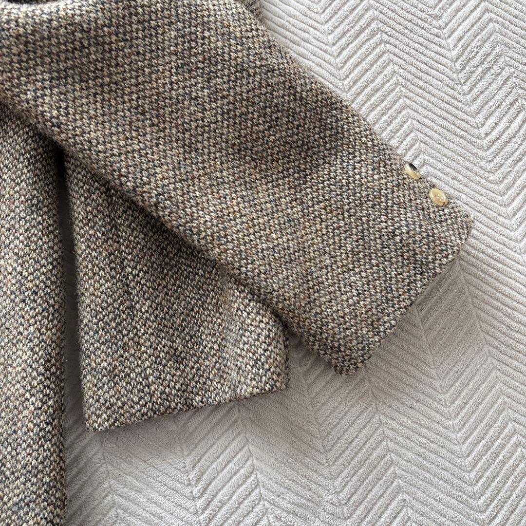 Kanomo美品　マドモアゼルノンノン　WテーラードL ベージュ　メランジ