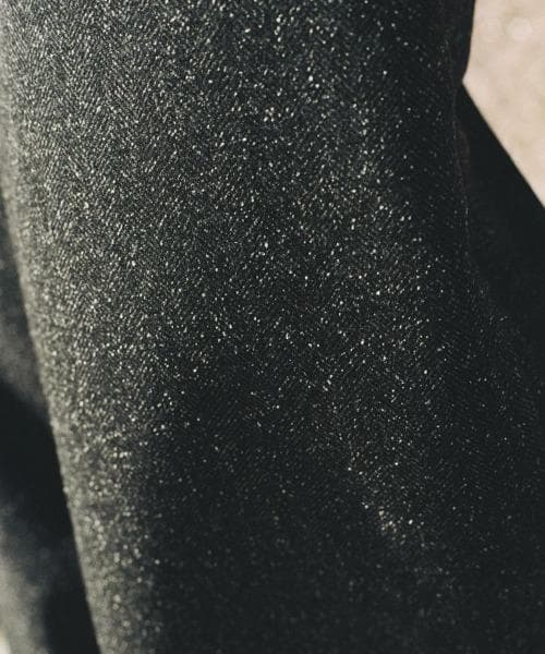 【美品•タグ付き】 LIDNM SILK NEP WOOL PANTS