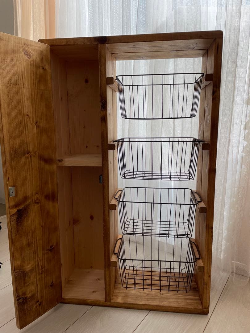 トイレ収納　トイレラック　木製ラック　オシャレ家具　おしゃれ収納　男前インテリア