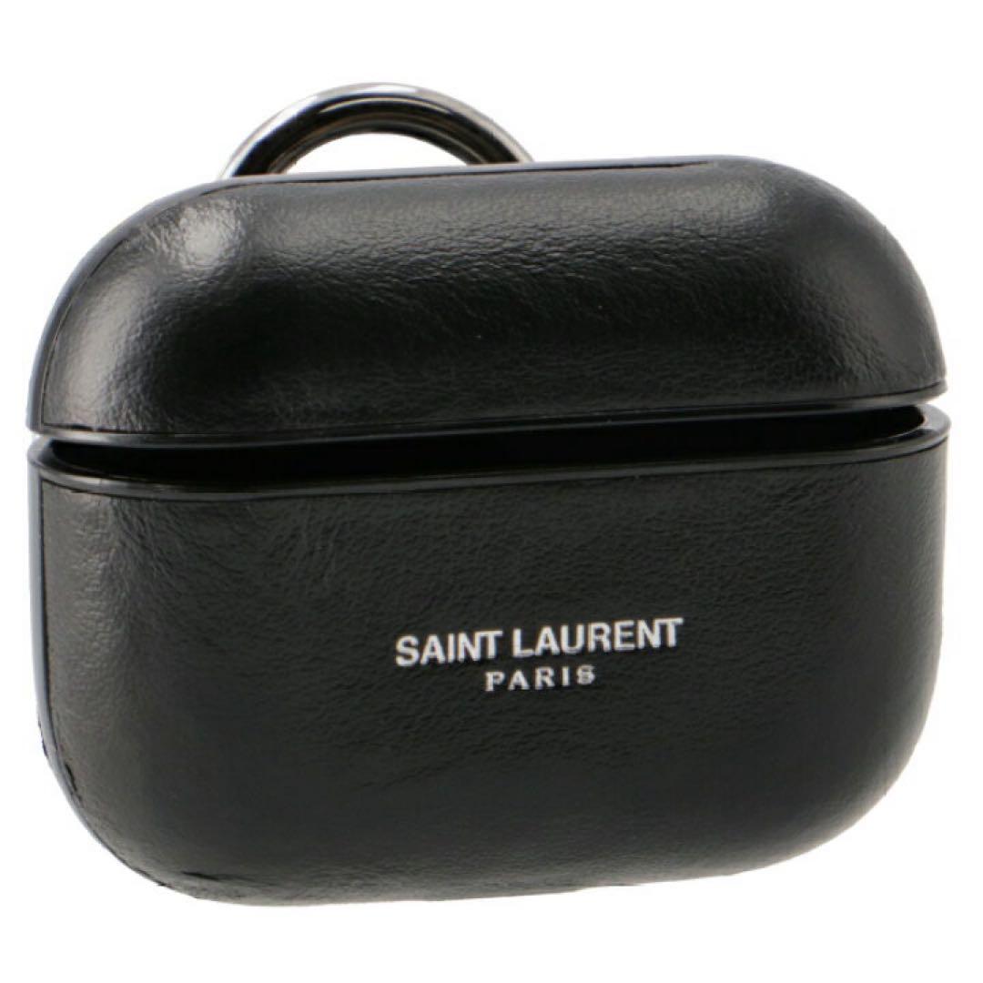 SAINT LAURENT ブラック Air Pods Proケース