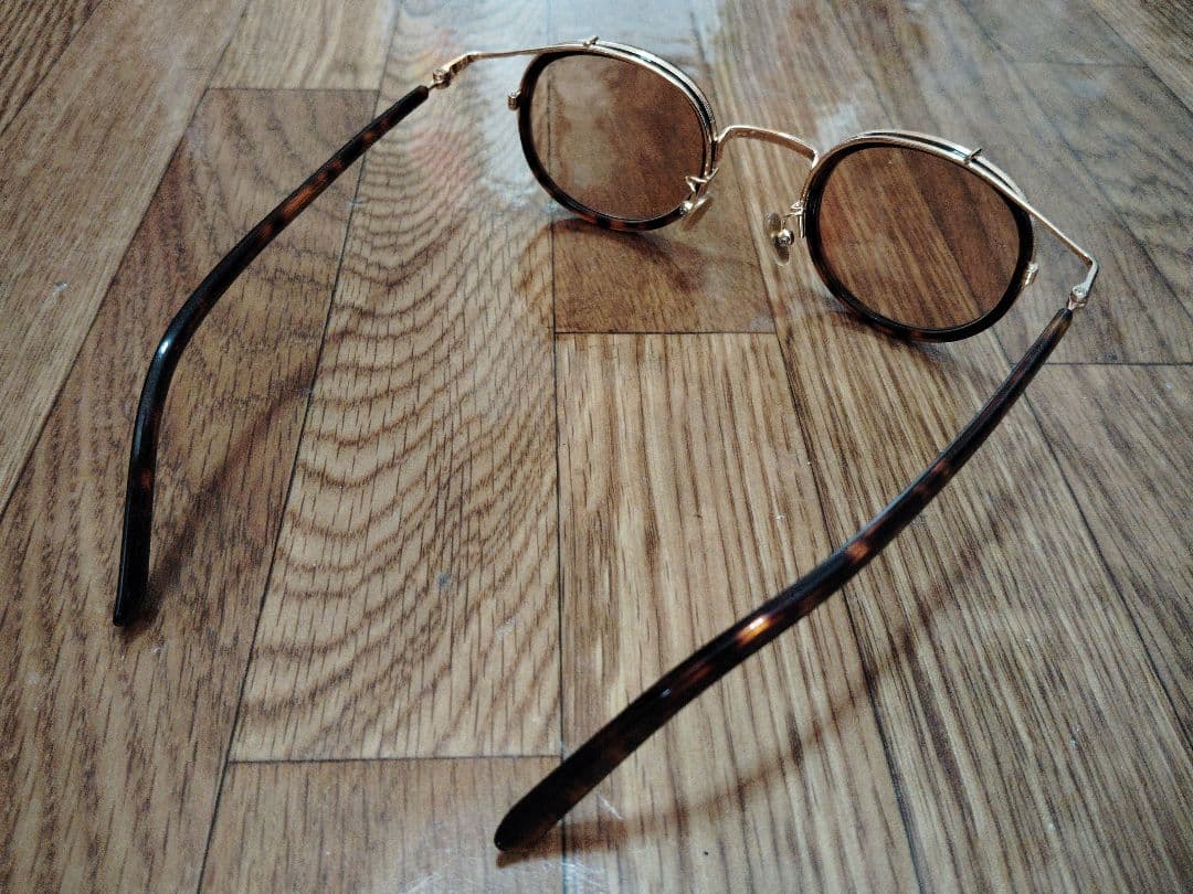 希少！OLIVER PEOPLES サングラス ゴールド×ブラウン