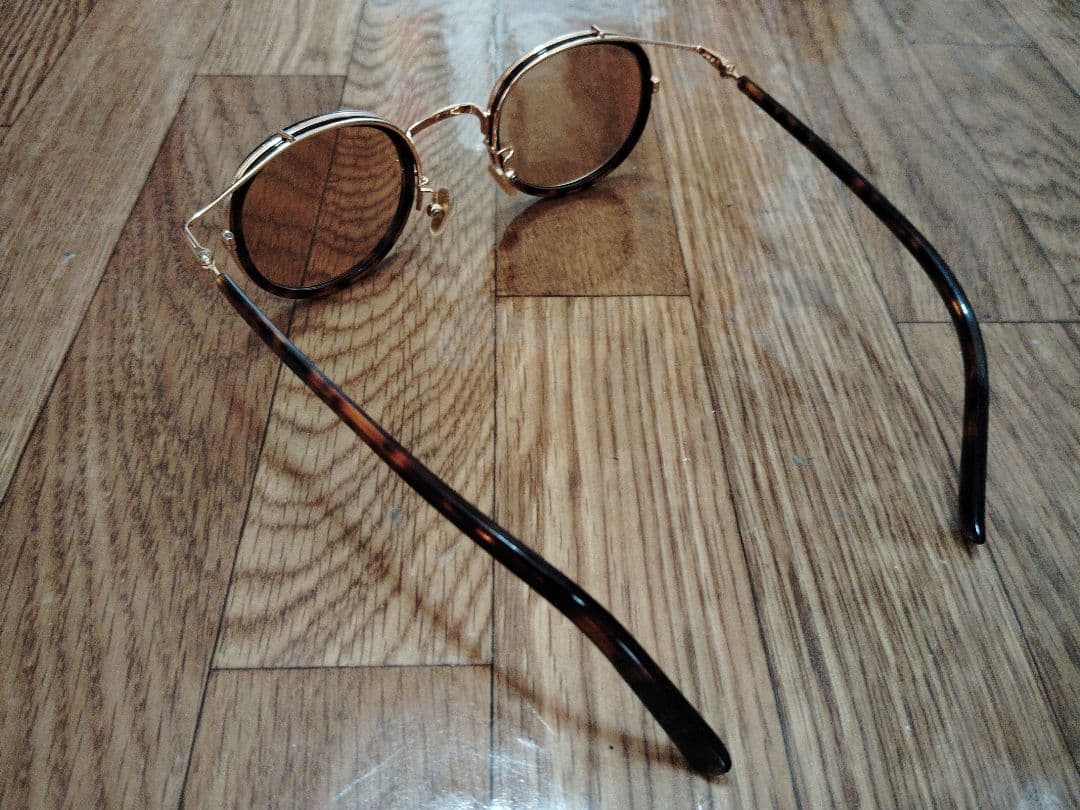 希少！OLIVER PEOPLES サングラス ゴールド×ブラウン