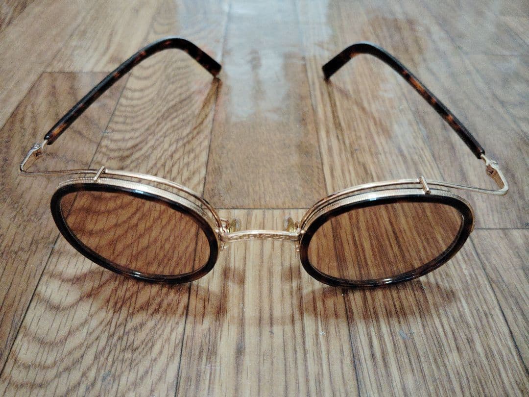 希少！OLIVER PEOPLES サングラス ゴールド×ブラウン