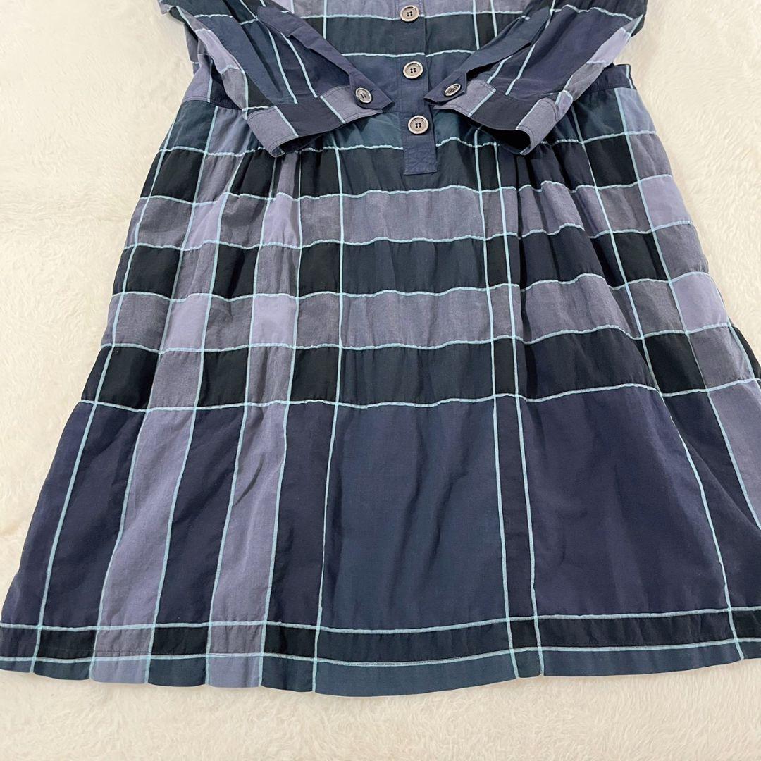 BURBERRY BRIT　バーバリー　シャツワンピース　チェック　大きいサイズ
