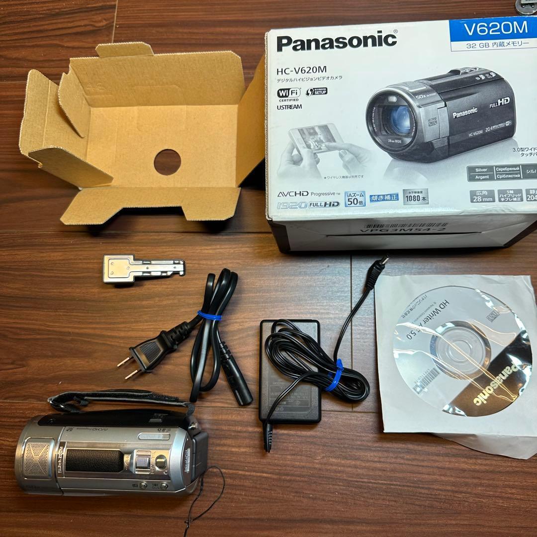 Panasonic HC-V620M-S ビデオカメラ 5508