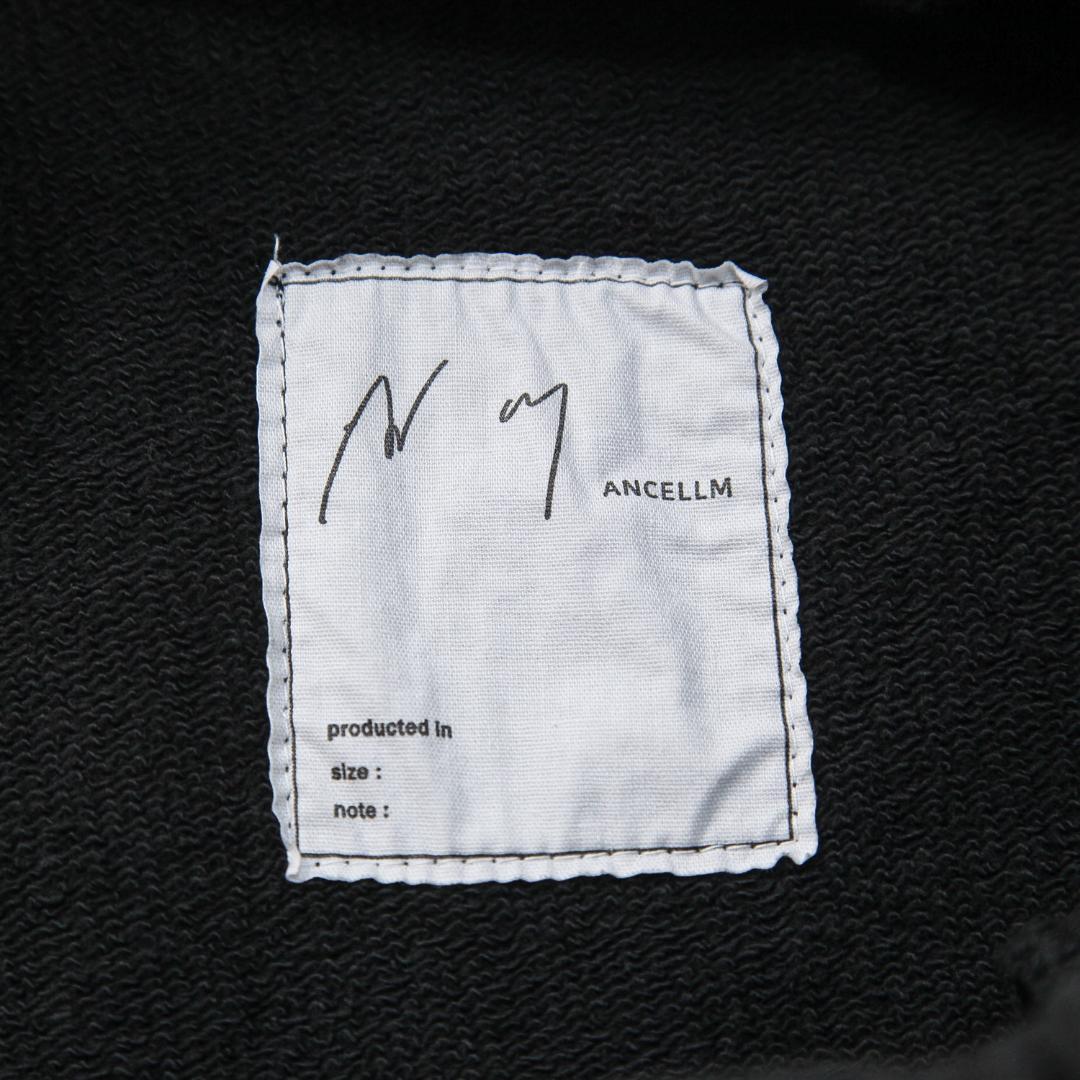 新品 ANCELLM 25SS TUCK SWEAT SHORTS 2 ブラック