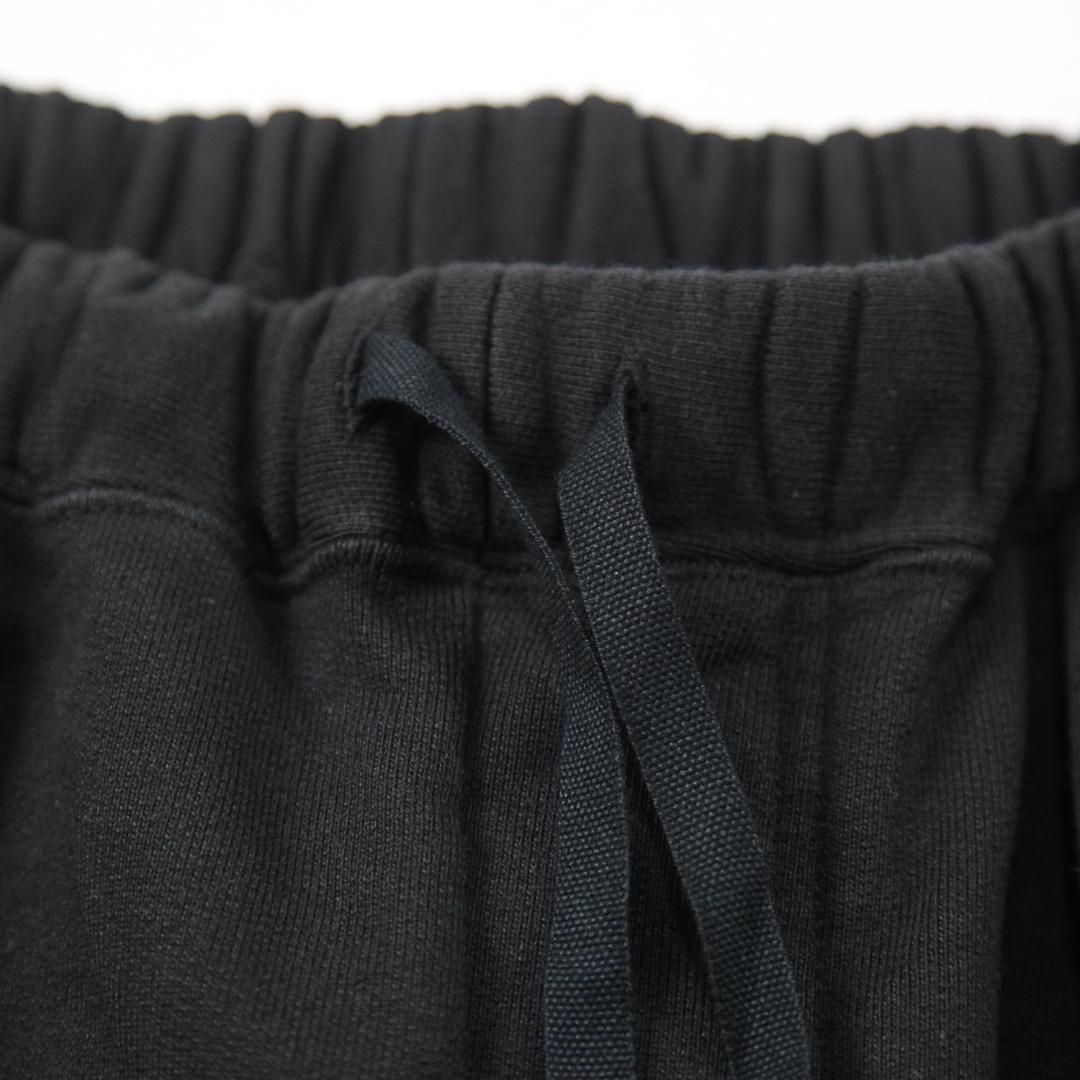 新品 ANCELLM 25SS TUCK SWEAT SHORTS 2 ブラック