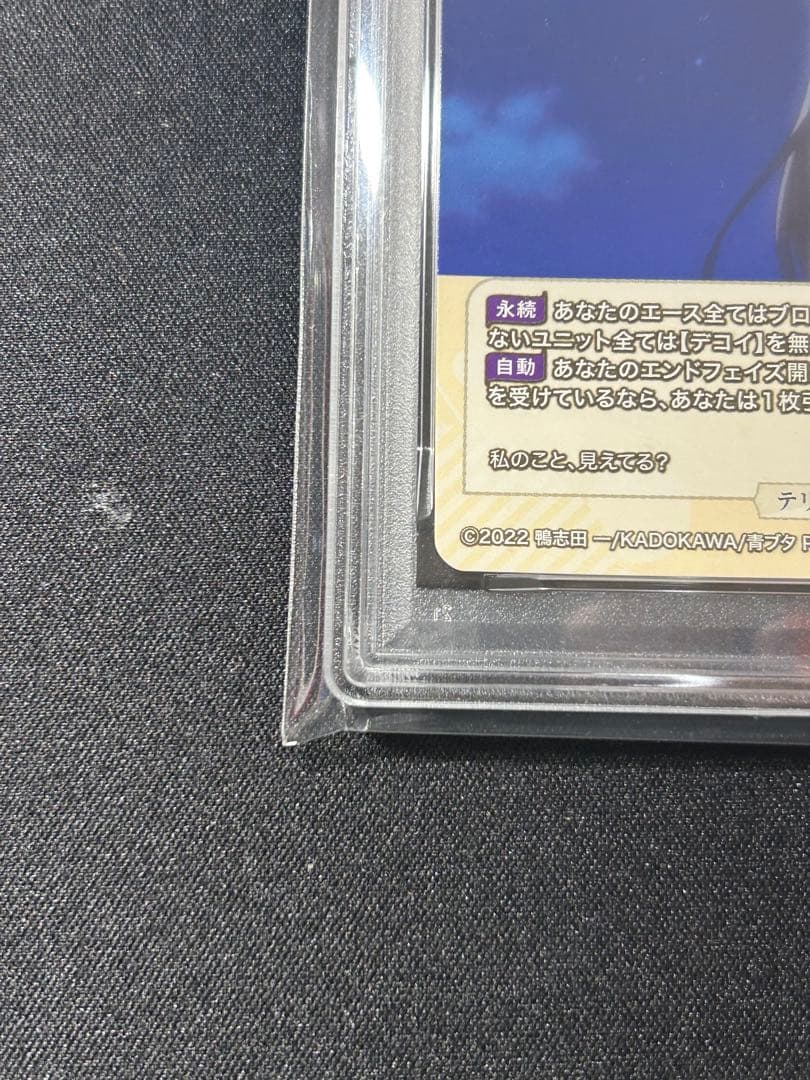 桜島麻衣　ビルディバイド 青春ブタ野郎はバニーガール先輩の夢を見ない　psa10