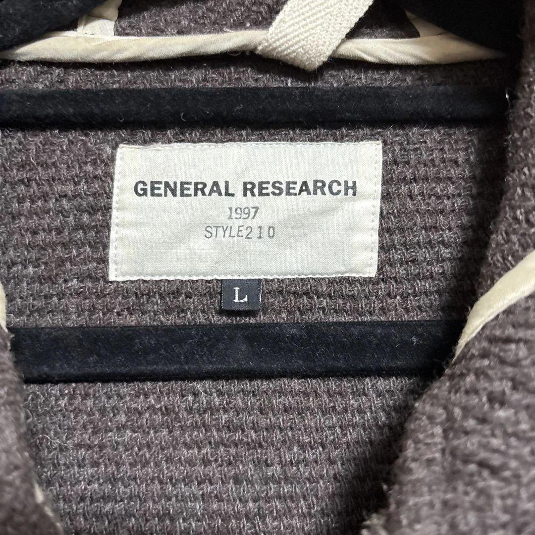 GENERAL RESEARCH 1997年　ベルトダッフルコート　Lサイズ