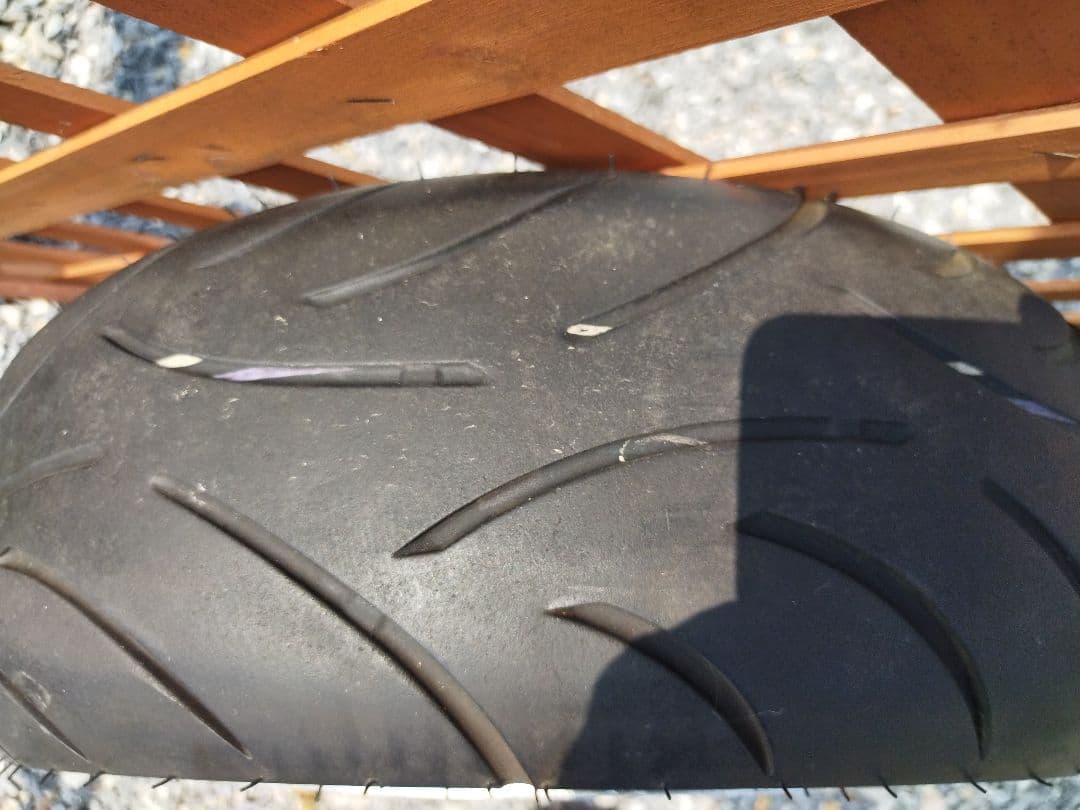 【taku】ズーマーAF58　リアホイールSSR タイヤ　バブ付