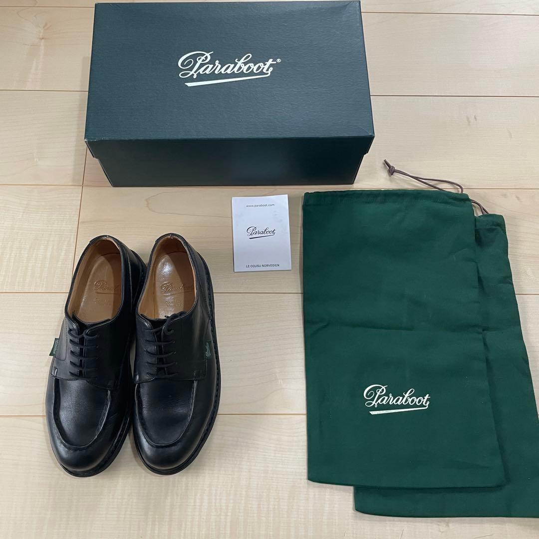 パラブーツ paraboot シャンボード UK5 24.0cm 黒 noir