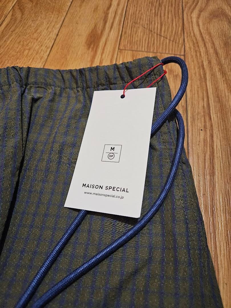 新品　MAISON SPECIAL パラシュートパンツ