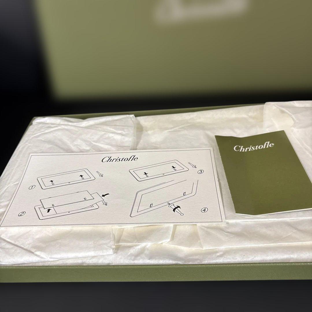 新品　クリストフル シルバー 写真立て