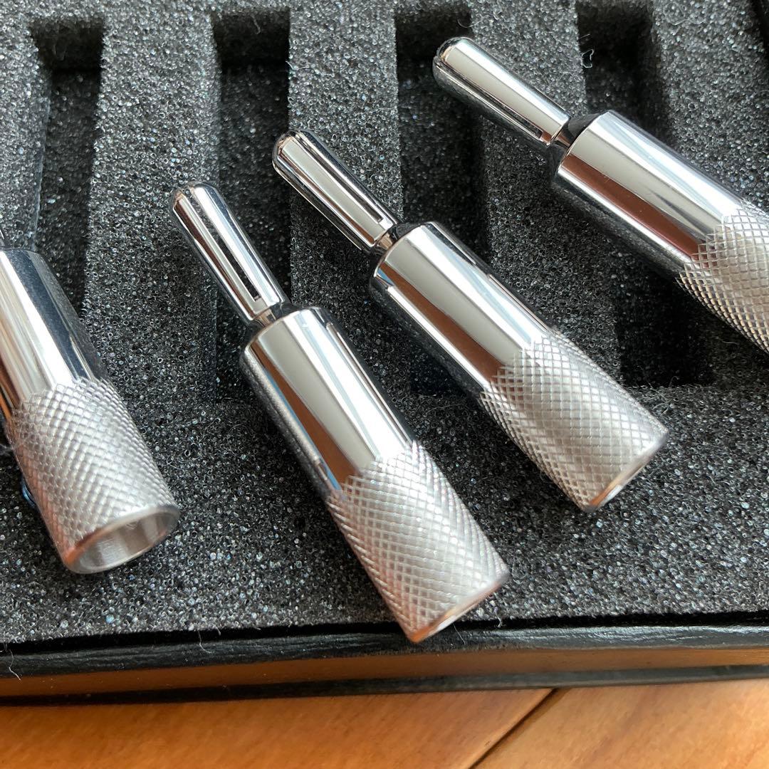 【極美品】オヤイデ　バナナプラグ　SRBN 　（２セット）　ロジウムメッキ