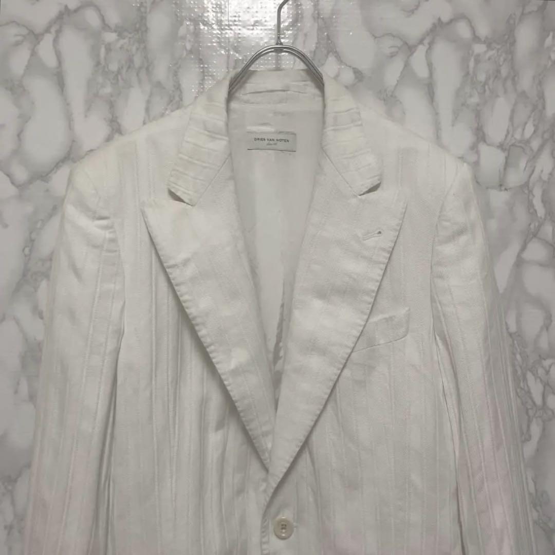 DRIES VAN NOTEN ロング丈デザインテーラードジャケット