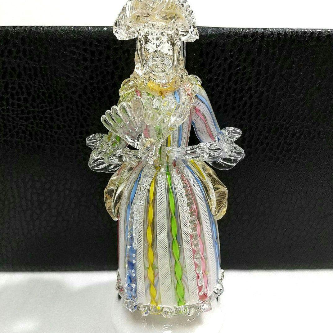 ベネチアンガラス 人形 フィギュリン ヴェネチアン ムラーノ MURANO