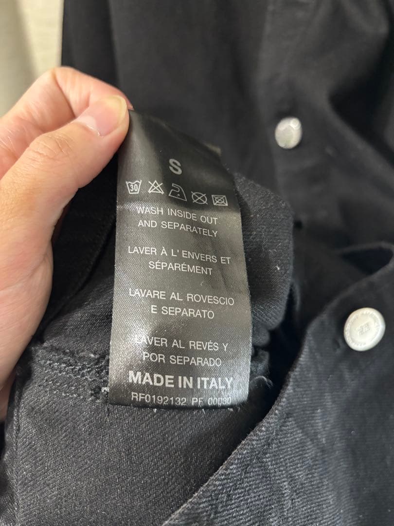 raf simons オーバーサイズ デニムジャケット