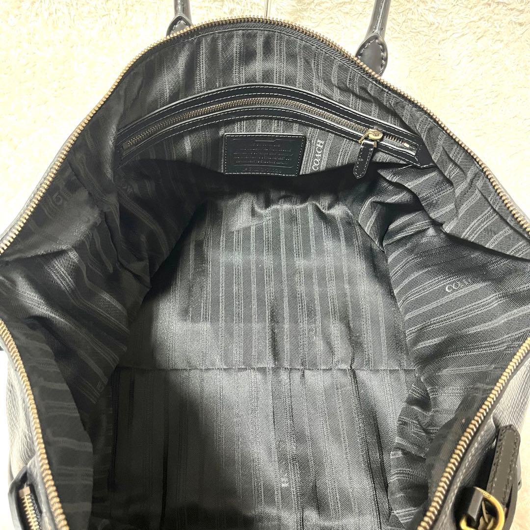 ✨美品✨COACH コーチ ボストンバッグ 2way 旅行カバン 南京錠 大容量