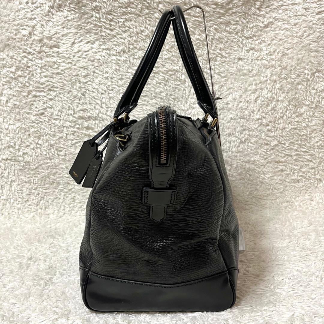 ✨美品✨COACH コーチ ボストンバッグ 2way 旅行カバン 南京錠 大容量