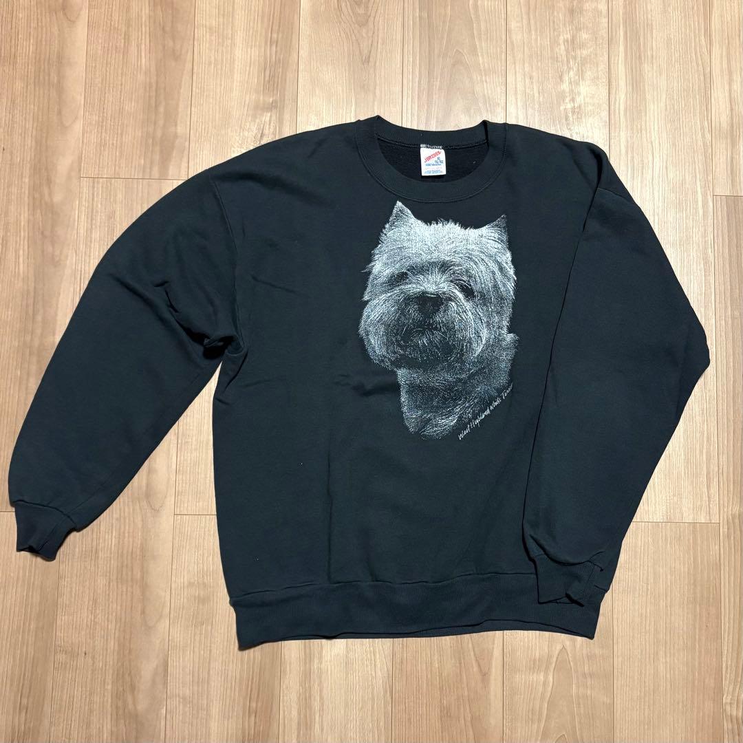 ヴィンテージ アニマルスウェット テリア犬 アメリカ製 USA