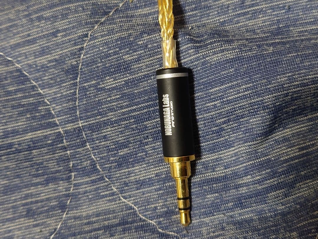 カスタムイヤフォン 3.5mm　IEM NOBUNAGAケーブル付き　最終値下げ