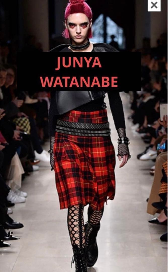 JUNYA WATANABE チェックスカート パンツ