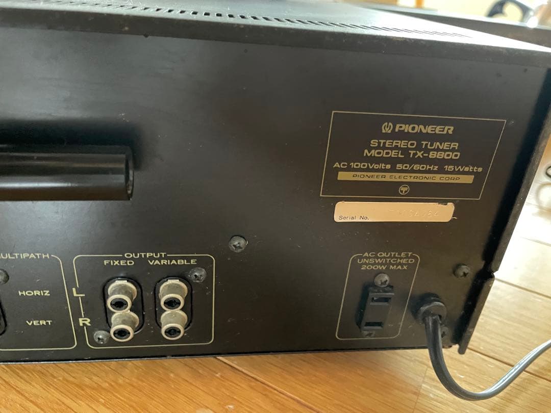 Pioneer SA-8800/TX-8800 オーディオセット ジャンク品