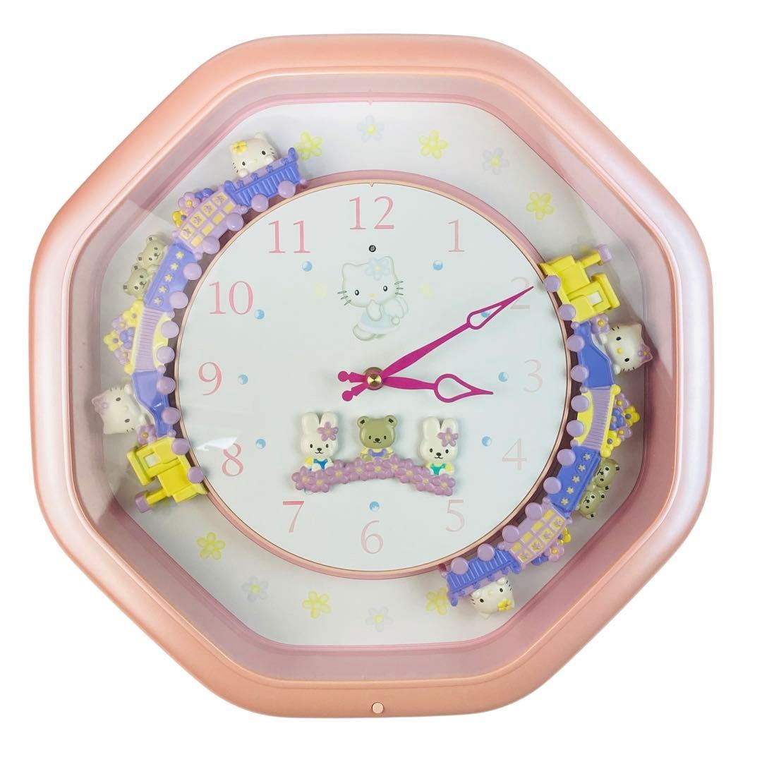ハローキティからくり壁掛け時計　サンリオ