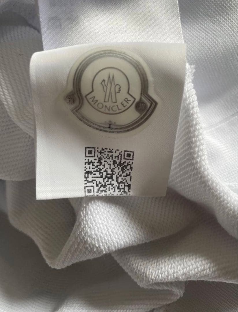 MONCLER ホワイト 長袖トレーナー