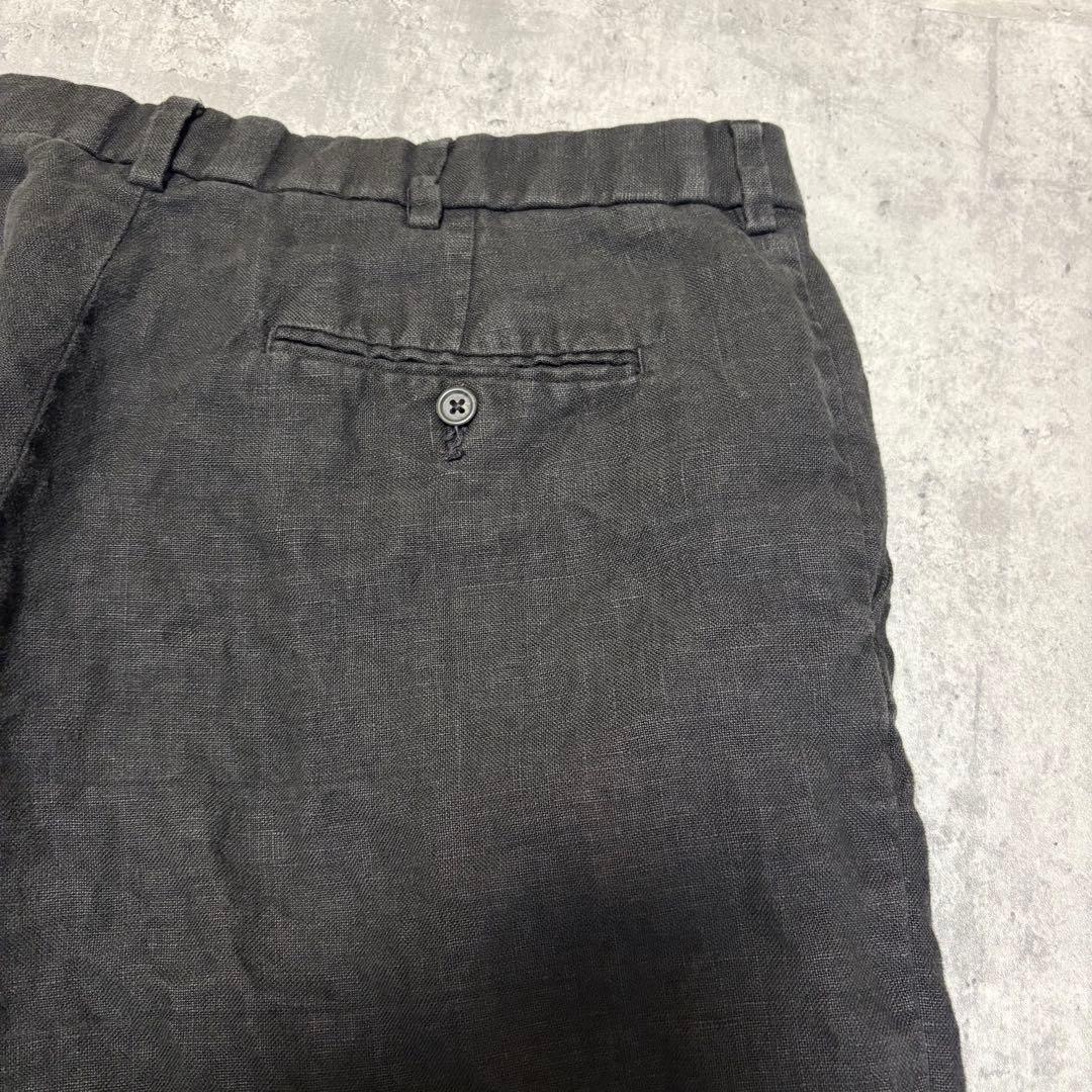 90s ポロバイラルフローレン　リネン　トラウザーズ　スラックス　38×30