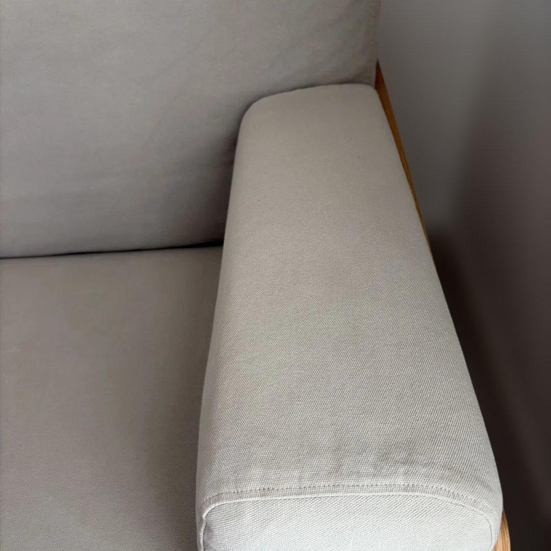 【最終値下げ】無印良品 木製ソファ オーク材 突板2.5 シーター