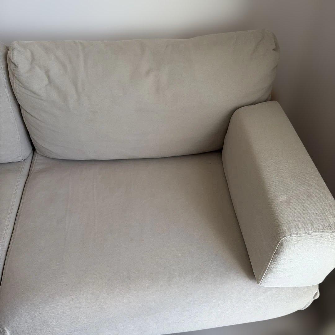 【最終値下げ】無印良品 木製ソファ オーク材 突板2.5 シーター