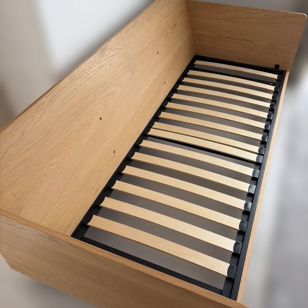 【最終値下げ】無印良品 木製ソファ オーク材 突板2.5 シーター