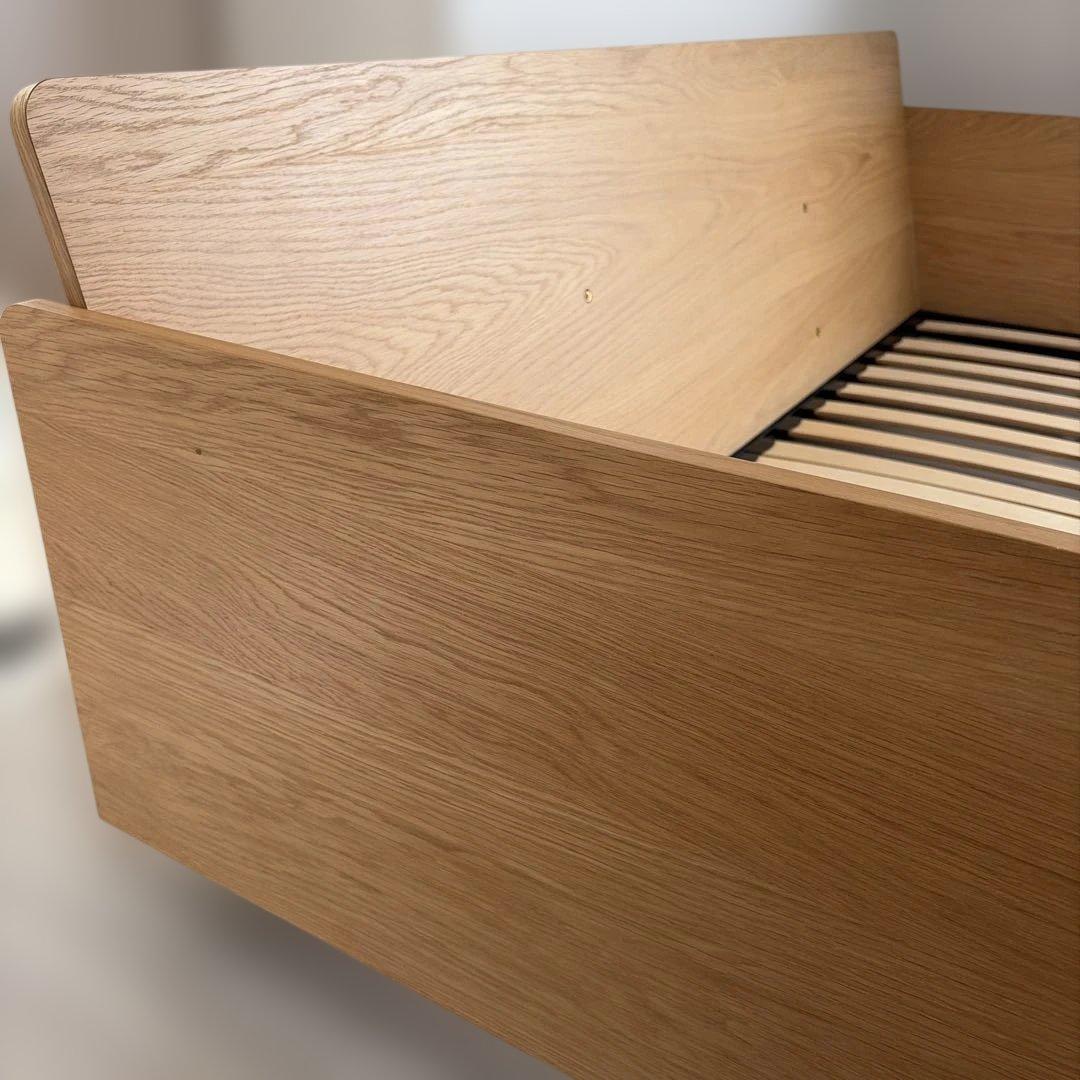 【最終値下げ】無印良品 木製ソファ オーク材 突板2.5 シーター