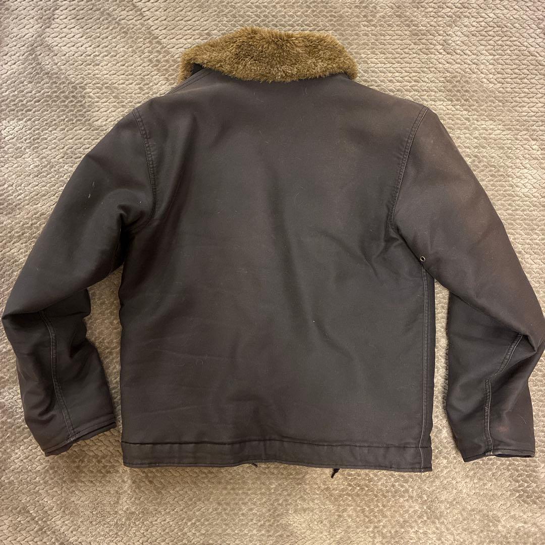 YMCLKY N-1 USNデッキジャケット 36フェードブラック M相当