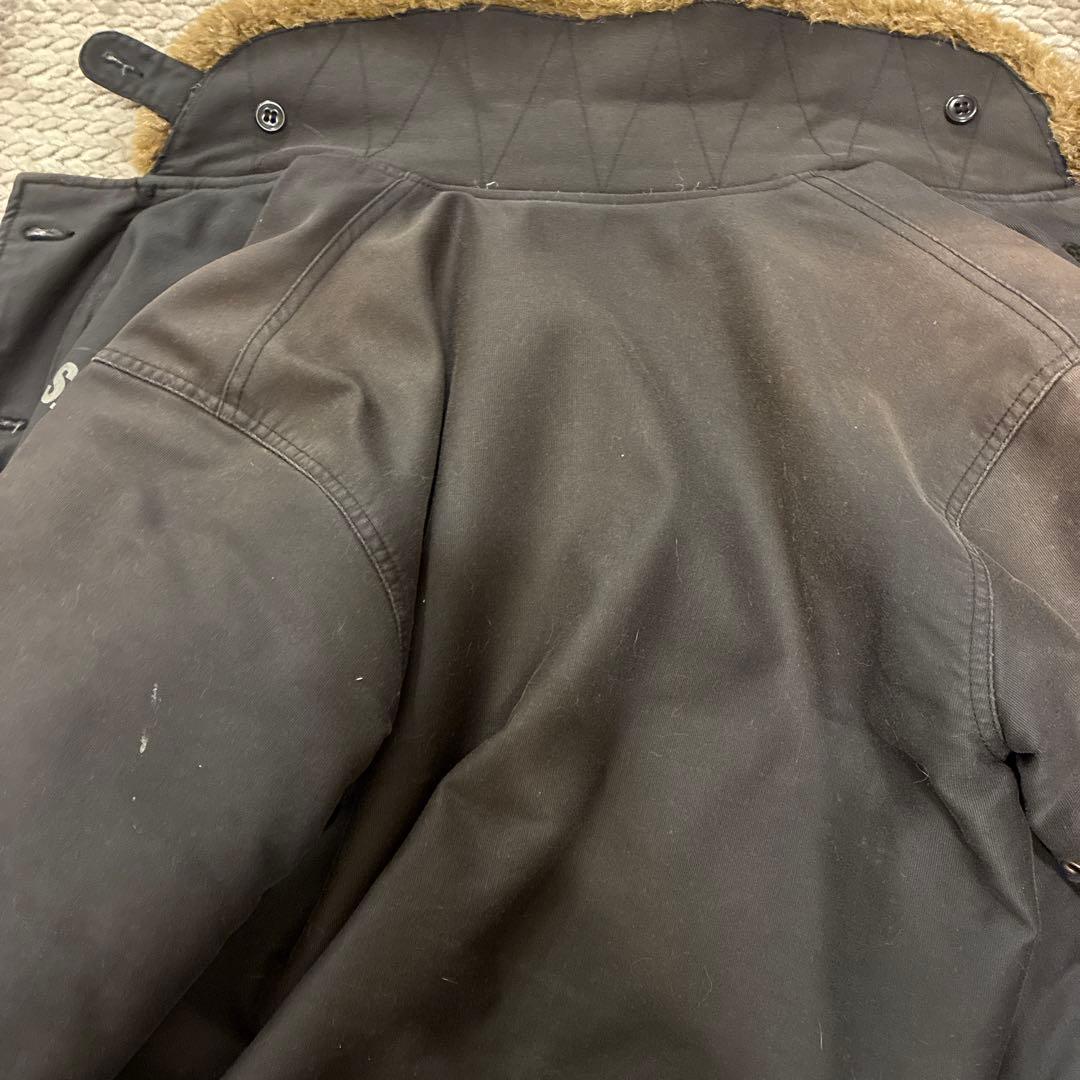 YMCLKY N-1 USNデッキジャケット 36フェードブラック M相当