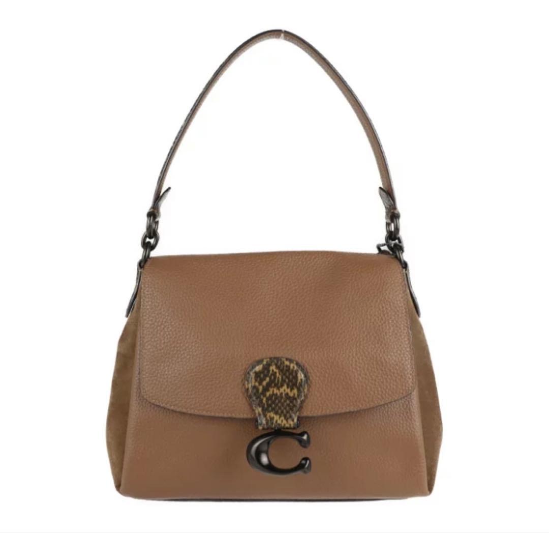 ★*★様 COACH・ブラウン・レザーハンドバッグ・ブティックライン・ハンドバッ